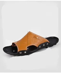 Verano hombres punta abierta playa sandalias casual suola suave zapatos transpirables