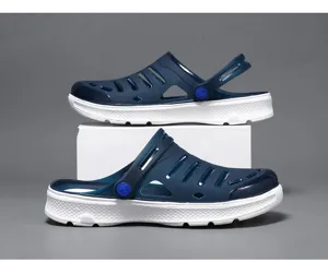 Summer breathable garden shoes couple non-slip thick platform beach clogs sandals