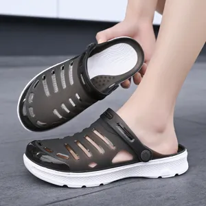 Comfortable waterproof beach clogs with breathable holes and thick anti-slip soles for summer.