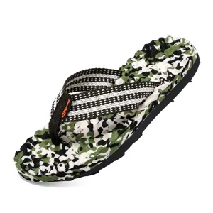 Mens camouflage flip flops summer beach sandals casual outdoor soft sole thong shoes