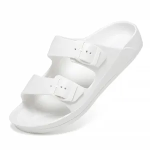 Hommes sandales episses semelle epaisse ete exterieur couleur unie chaussures plage