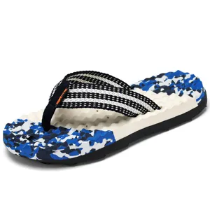 Herren atmungsaktive Massage-Sohle Zehentrenner Outdoor Freizeit und Strandschuhe.