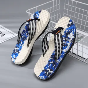 Men Flip Flops Casual Beach Shoes EVA Soft Sole Comfortable Summer Thong Sandals Non-Slip Outdoor Footwear