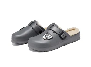 Zuecos de Invierno para Hombre Cálidos Forrados de Pelo Zapatillas Casuales Zapatos