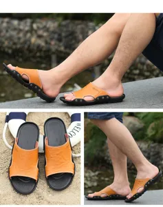 Sandalias de playa casuales para hombre, zapatos de verano cómodos y transpirables.