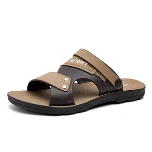 Herren lässige Outdoor Strand Sandalen atmungsaktiv offene Zehen Slipper Sommerschuhe Übergröße