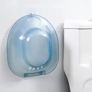 Transparent sitz bath basin for toilet postpartum care pregnant women and kids portable