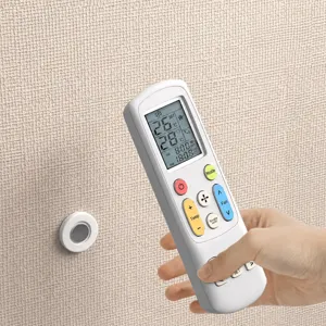 Supporto magnetico per telecomando da parete gancio di stoccaggio senza fori bianco