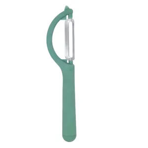 Morandi gruener multifunktionaler P-Form Gemuese Obst Schaelmesser aus Edelstahl.