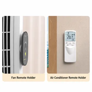Supporto magnetico a parete per telecomando con gancio adesivo senza foratura per ventilatore