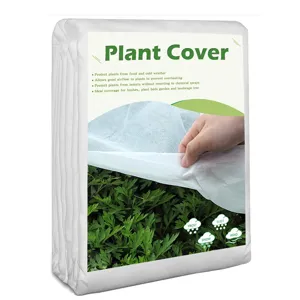 Cubierta de plantas de velón blanco anticongelante de invierno manta de jardín para árboles