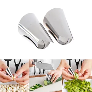 Pelador de Castañas de Acero Inoxidable Cascanueces Herramienta de Pelado de Edamame Protector de Dedos Accesorio de Cocina