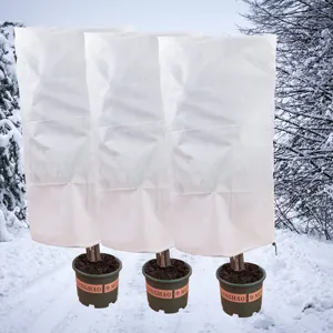 Winter plant frost protection cover non-woven fabric tree freeze-proof warm shrub bag
