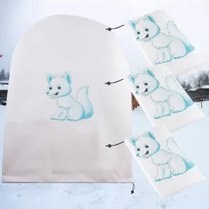 Fundas de proteccion invernal para plantas bolsa anticongelante con diseno de zorro artico
