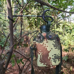 Outdoor Camping S-förmiger Haken für Lampenstange und Zelt Aufhängezubehör Werkzeug.