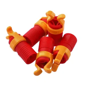 Support de vis en plastique pour outil de menuiserie, pince ABS rouge jaune pour embouts.