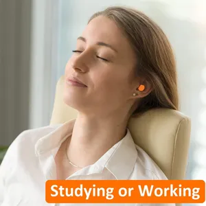 Tappi per le orecchie in schiuma morbida antirumore per dormire, studiare e lavorare.