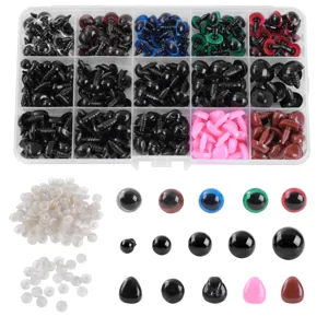 DIY Plush Doll Plastic Safety Eyes and Noses Boxed Toy Accessories for Handcrafted Amigurumi Animals Craft