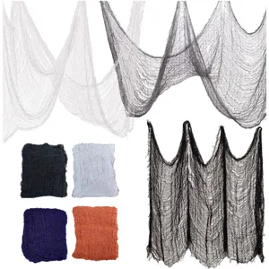 Halloween creepy cloth spooky netting fabric for haunted house party decorations