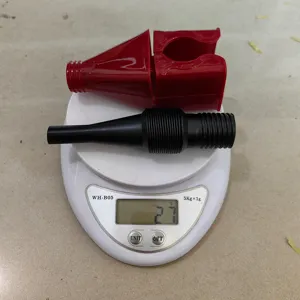Adjustable fuel funnel clip-on oil change tool small caliber pouring funnel detail view