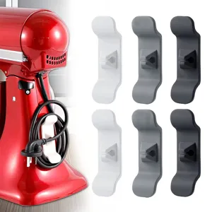 Organisateur de Câbles pour Appareils de Cuisine Enrouleur de Câble en Silicone pour Blender Cafetière Friteuse sans Huile Gestion des Câbles de Bureau