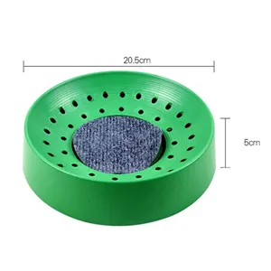Plastic pigeon egg nest hatching nest bowl with pad 20.5cm diameter for breeding birds.