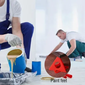Πλαστικές βάσεις πυραμίδας βαφής για εργασίες ξυλουργικής, τριγωνικά στηρίγματα.