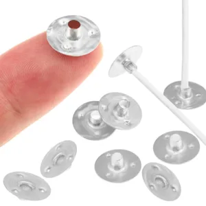 Metall Kerzendocht Halter Basis für DIY Kerzenherstellung Zubehör, Durchmesser 12.5mm.