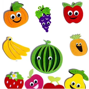 Giocattoli Fai da Te in Feltro Frutta con Occhi Mobili Bambini Set Creativo