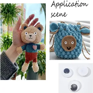 Occhi movibili adesivi per lavori manuali, bambole fai da te e progetti creativi.