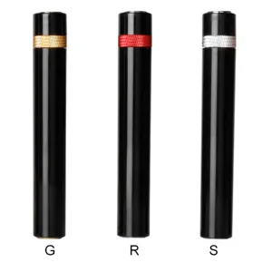 Lipstick style air pressure wine opener set, portable metal ring wine cork remover tools