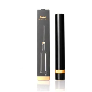 Portable lipstick style air pump wine opener corkscrew tool for wine lovers use