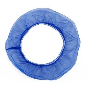 Copertura per gabbia per uccelli in rete blu raccoglitore di semi gonna elastica pappagallo