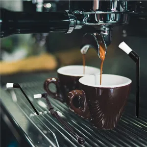 Coffee machine cleaning brush, multi-functional small detail cleaning tool for espresso group head.