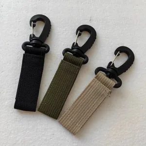 Outdoor Sport Rucksack Gurtband Drehbare Haken, tragbar Nylon Schlüsselanhänger Camping Schnalle.
