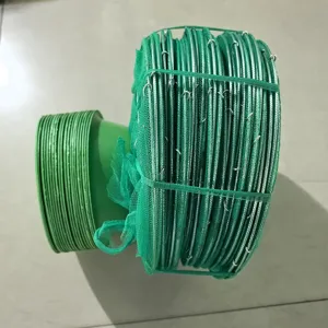 Foldable fly trap replacement mesh components with metal wire rings for hanging outdoor pest control.