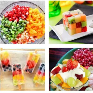 Stainless steel fruit vegetable slicer multi-functional kitchen food dicer tool for salad