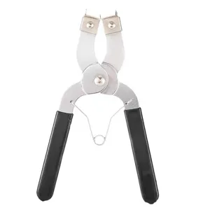 Detailed view of the automotive piston ring installation and removal repair tool.