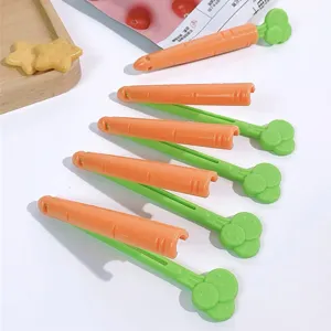 Wortel afsluiter clip voor voedsel snack opbergzak plastic keuken accessoire detail weergave