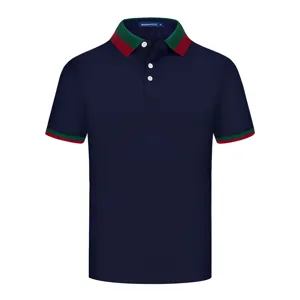 Men's Short Sleeve Polo Shirt Business Casual Summer Breathable Cotton Blend Regular Fit Polo Collar Top
