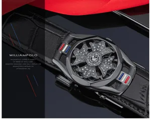 Herren Luxus Ledergürtel Schnalle Detail, verziertes Strass Kreuz Design, echtes Leder.