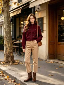 Women's European Style Knit Cardigan Sweater Stand Collar Long Sleeve Full Zip Up Slim Fit Casual Outwear