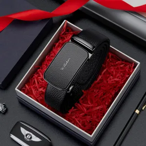 Cintura uomo in vera pelle automatica business elegante di alta qualità in confezione regalo