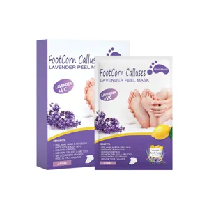 WESTMONTH Masque Exfoliant Pieds Lavande 2 Paires Chaussettes Callosites Peau Morte