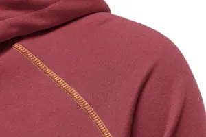 Hoodie sweatshirt shoulder detail fabric close-up lightweight autumn sports casual wear