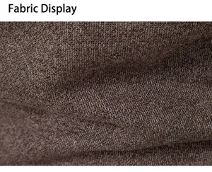 Detailed view of men knitwear sweater vest fabric showing soft and warm knit texture