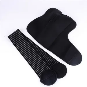 Adjustable single shoulder brace sports injury support strap comfortable black shoulder wrap