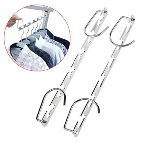Ruimtebesparende metalen kledinghanger magische kast organizer voor thuis en hotel.