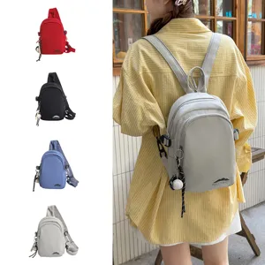 Lässiger damen mini nylon rucksack multifunktionaler umhängetasche kleine tasche
