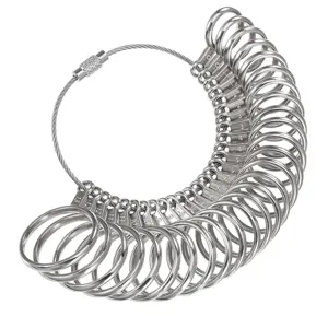 Alloy US Standaard Ringmaat Meetinstrument Vinger Maat Meetset Voor Sieraden Maken